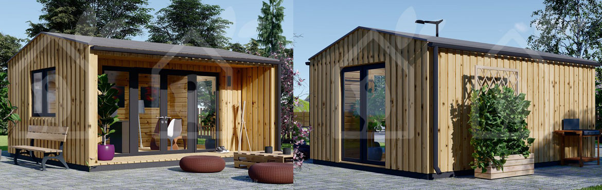bungalows legno per campeggi