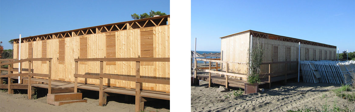cabine per stabilimenti balneari