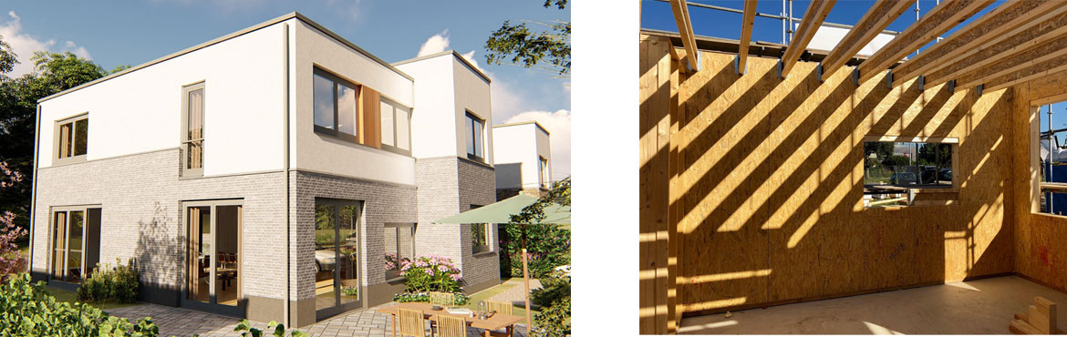 case prefabbricate in legno coibentate